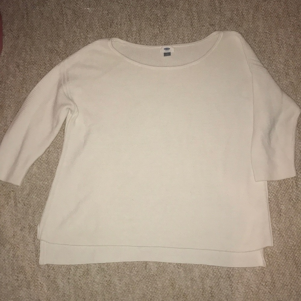 Old Navy - White loose fitting sweater